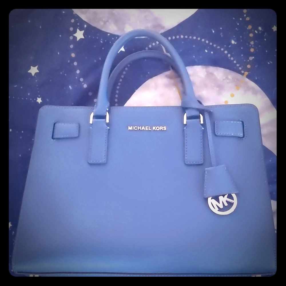 Michael Kors Dillon East/West satchel cornflower